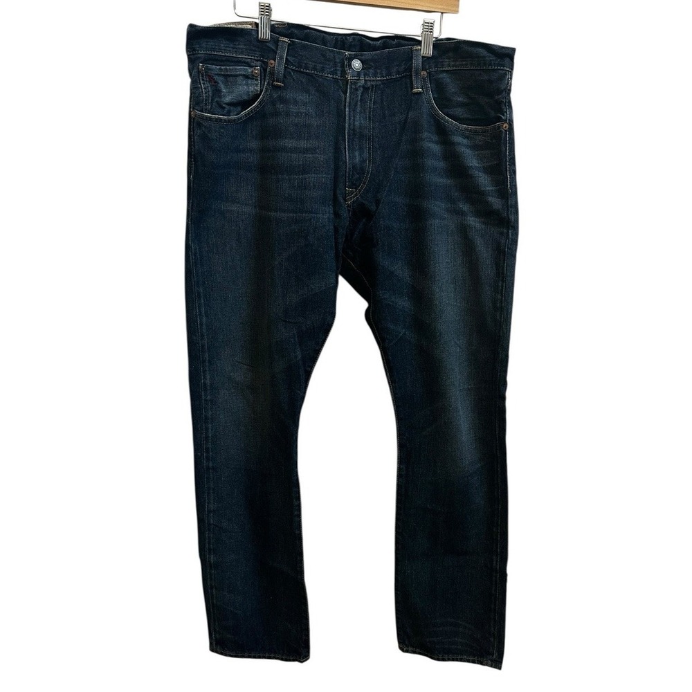 Polo Ralph Lauren Mens Jeans Morris Wash Varick Slim Straight Dungarees 38 X 32